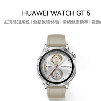 华为 HUAWEI WATCH GT5 智能手表 46mm 苍山灰 氟橡胶表带