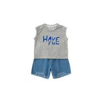 男童夏装套装夏款2025儿童衣服潮帅气夏季背心衣服童装潮