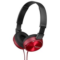索尼 SONY MDRZX310R头戴式耳机重低音炮带麦克耳机红