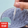 花洒孔清洁刷神器浴室家用卫生间喷头莲蓬头缝隙针清洗疏通小刷子 花洒缝隙刷10只/包