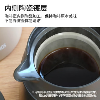 膳魔师（THERMOS）保温杯大容量男女士咖啡杯分享保温壶720mlTTF-720 CL 奶咖色 720ml