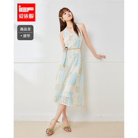 IEF/爱依服连衣裙2025夏季新款法式浪漫淑女气质度假风背心长裙