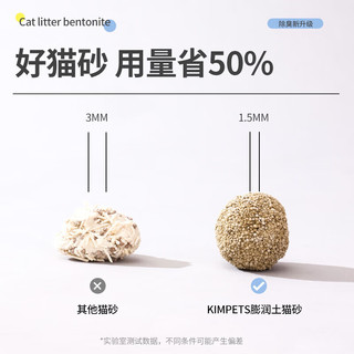 贝初众猫砂次日达膨润土快速结团无尘除臭猫砂防臭狗砂猫沙猫用品 原味  膨润土猫砂