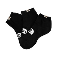 THE NORTH FACE 北面 袜子通用款户外舒适透气袜5FWM 黑色/KX8 S