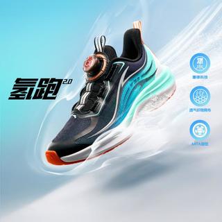  ANTA/安踏 透气 男童运动鞋  黑/中蓝/光蓝色 36
