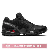 萨洛蒙（Salomon）Speedcross 3 户外运动 织物人造革 低帮跑步鞋 男女同款 黑色 黑色 47 1/3