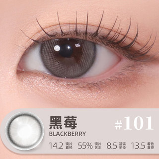 LEMONADE美瞳小直径日抛高颜值通勤自然隐形眼镜10片 【断货王】黑莓（透亮百搭玻璃珠） 275度