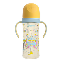 贝亲 婴儿宽口径彩绘PPSU双把手奶瓶240ml