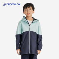 迪卡侬 DECATHLON 亲子户外防水防风儿童冲锋衣外套登山服一家三口春秋季KIDS