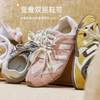 百思图25夏时尚潮流德训鞋平跟女休闲鞋A1203BM5 粉色 40