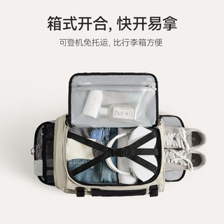BAGSMART双肩包随行仓背包男士旅行出差大容量多功能商务休闲书包电脑包女 松石绿（扩容版 38L）