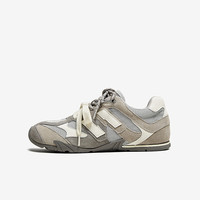 百思图25夏时尚潮流德训鞋平跟女休闲鞋A1203BM5 灰色 35