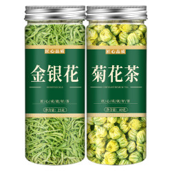举兴铺 金银花菊花茶 特级 250g 罐装