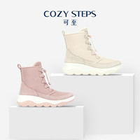 COZY STEPS可至冬季圆头蛇皮纹女式厚底雪地靴8083 38