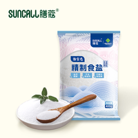 膳蔻 刘家屯未加碘精制盐400g*6包食盐家用调味料咸鲜