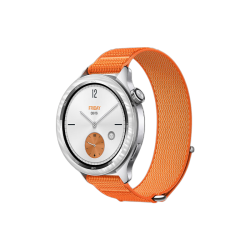 小米 Watch S4 蓝牙智能手表 47mm 银色 假日橙表带
