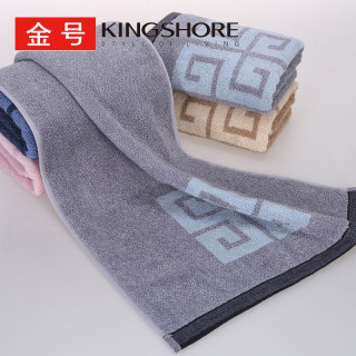 金号（KING SHORE）抗菌加厚全棉A类吸水毛巾纯棉吸水毛巾全棉舒适洗脸洗澡毛巾 抗菌/A类灰色 1条