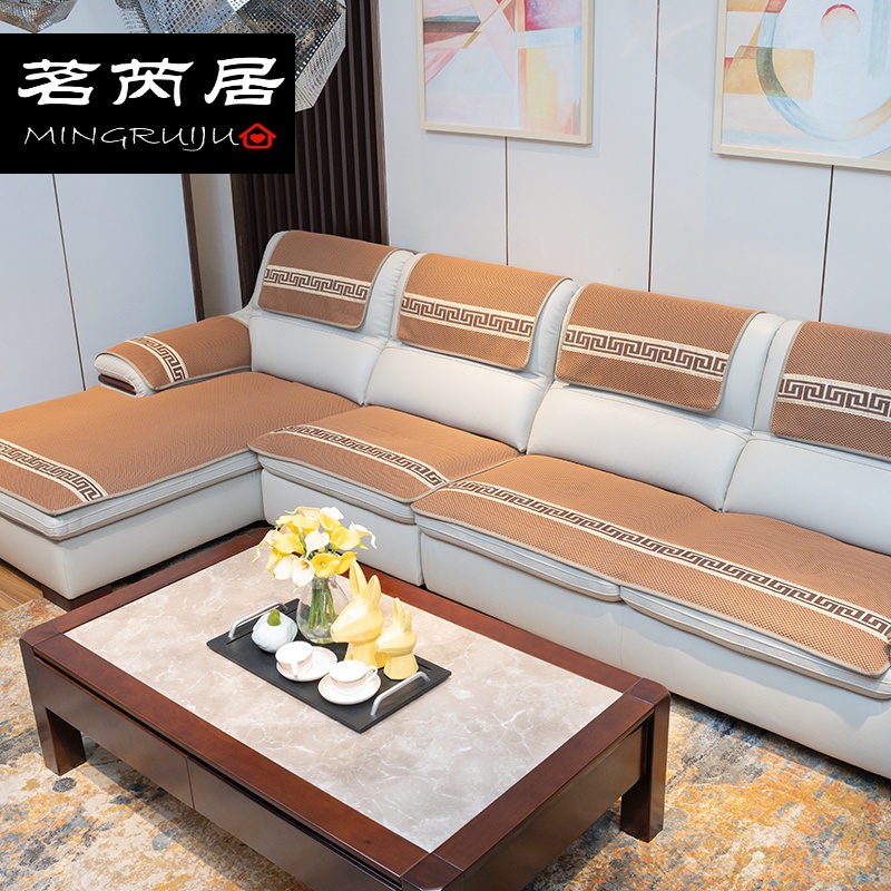 真顾家皮沙发垫 定做皮沙发垫顾家坐垫四季通用欧式冬季简约现代沙发套罩巾 灰色【回纹皮边】 【单座】60*76cm