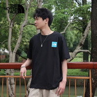 The North Face25春夏北面短袖T恤户外舒适透气TDC印花系列短袖t恤8GZ0/8GZ2 JK3/8DC1 XL
