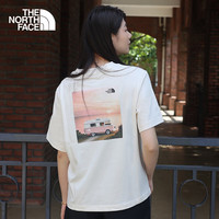 The North Face25春夏北面短袖T恤户外舒适透气TDC印花系列短袖t恤8GZ0/8GZ2 QLI/8DCH L