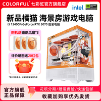 七彩虹 COLORFUL 橘猫主机i5 12400f 13400f 12600kf 4060 5060Ti 8g RTX5070显卡台式机组装电脑主机游戏diy组装机整机