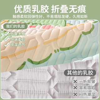 乳胶凉席夏季冰丝席子可机洗三件套单件宿舍单人两用2025 萌兔【A类面料✅快速降温】