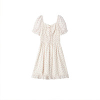 森马（Semir）【连衣裙合辑】夏天女法式慵懒风裙子复古学院风针织裙雪纺碎花裙 A款甜美碎花裙-白红色调00316 L