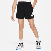 NIKE 耐克 男女童CLUB幼童法式毛圈短裤夏季新款休闲运动FV3366-010