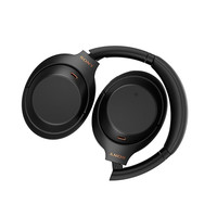 索尼 SONY WH-1000XM4 耳罩式头戴式动圈降噪蓝牙耳机 黑色 上海