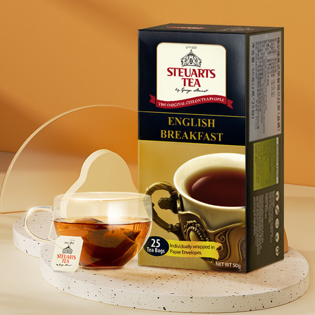 Steuarts Tea 英式早餐锡兰红茶 可冷泡 25袋*盒