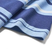 七匹狼短袖T恤男夏季条纹POLO保罗衫男士拼色撞色短T打底衫男装休闲上衣 109(天蓝) 195