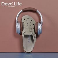 的沃DevoLife 捡漏 洞洞休闲鞋个性包头拖鞋透气可爱2025夏季