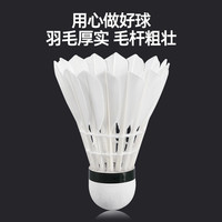 亚狮龙RSL羽毛球鹅毛球12只装/桶耐打飞行稳定比赛训练 SK.6号球 76速 12只装 1筒 SK6.NO6【76速】