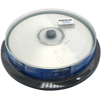 飞利浦 原装光盘 52X CD-R CD刻录盘 空白光盘 有防伪车载音乐CD光碟片无损刻录光碟音乐空白碟空白盘片