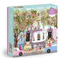 amazon GALISON 春日露台拼图 1000片 手工益智玩具 女神节礼物 (约69×51cm)