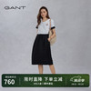 GANT 女装裙子简约气质通勤纯色直筒A字显瘦中长款半身裙