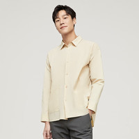 雅戈尔（YOUNGOR）[雷军衬衫同款]长袖衬衫男素色衬衫易打理休闲自然柔软舒适