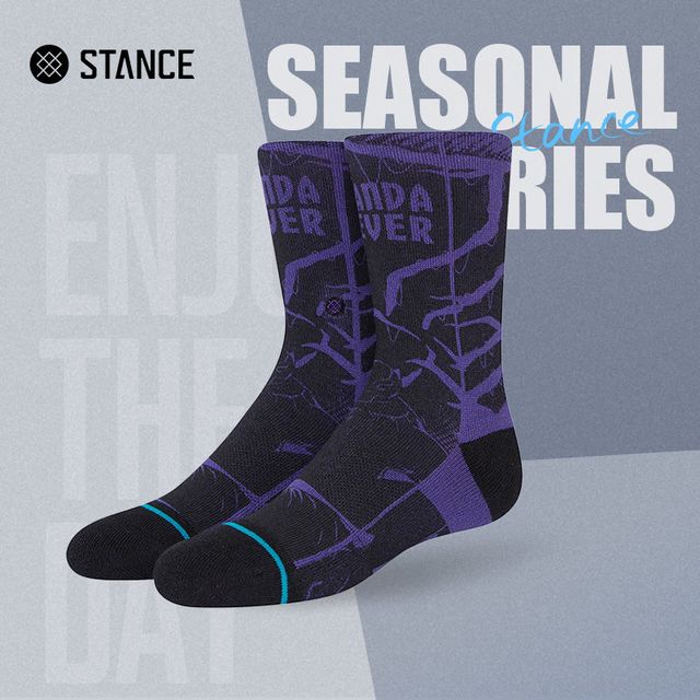 STANCE 黑豹 通用款中筒袜