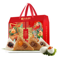 移动端、京东百亿补贴、今日必买：真真老老 高汤鲜肉粽 粽子礼盒  福瑞礼粽1560g 礼盒装 1560g