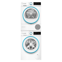 博世 BOSCH 10+10洗烘套装洗衣机热泵烘干机官方2Z00+4D01