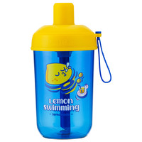 LOCK&LOCK ABF791 塑料吸管杯 520ml 黄色盖子