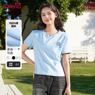  Baleno/班尼路 100%纯棉 女士短袖T恤