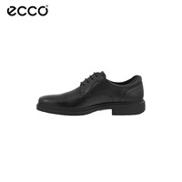 爱步（ECCO）男鞋 商务休闲皮鞋 牛皮 舒适透气 平头系带500164 01001