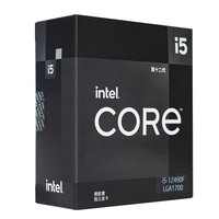 intel 英特尔 i5-12490F/13490F/14600KF盒装CPU全新电脑CPU