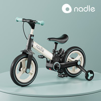 纳豆 nadle adle 纳豆 儿童自行车平衡车二合一1一3一6岁女孩男孩脚踏折叠单车