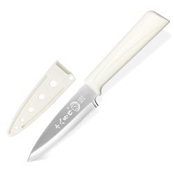 十八子作 SHIBAZI 十八子作 H334 不锈钢水果刀 刃长8.8cm 白色