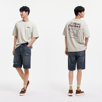 Semir/森马 宽松落肩 男士短袖T恤