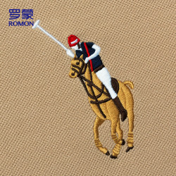 罗蒙 T恤男士短袖POLO领商务休闲冰丝弹力透气上衣服男装HS1卡其XL