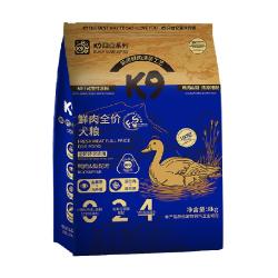 K9 黑金狗粮鲜肉全价肉松鸭肉梨配方成犬幼犬全阶段适用狗主粮8kg