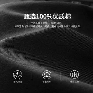杉杉短袖T恤男纯棉亲肤柔软假两件垂顺抗皱轻薄透气休闲圆领弹力上衣 L 175/92A(L) 黑色